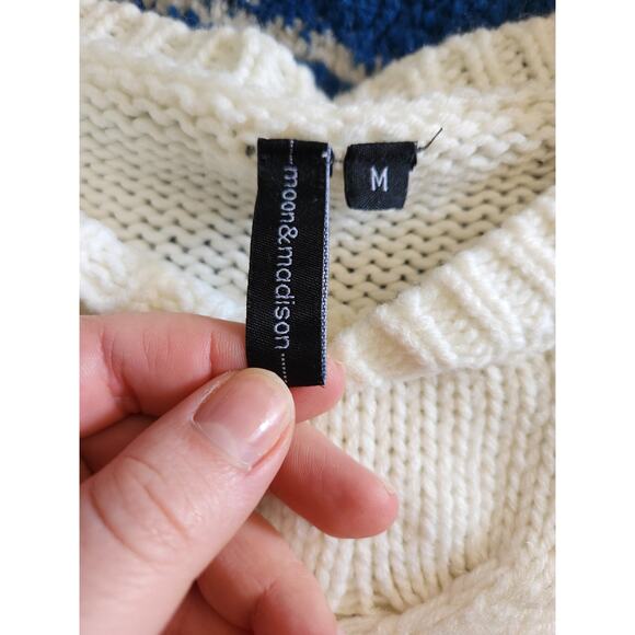 Moon & Madison Womens Knit Boho Sweater M - Picture 6 of 7